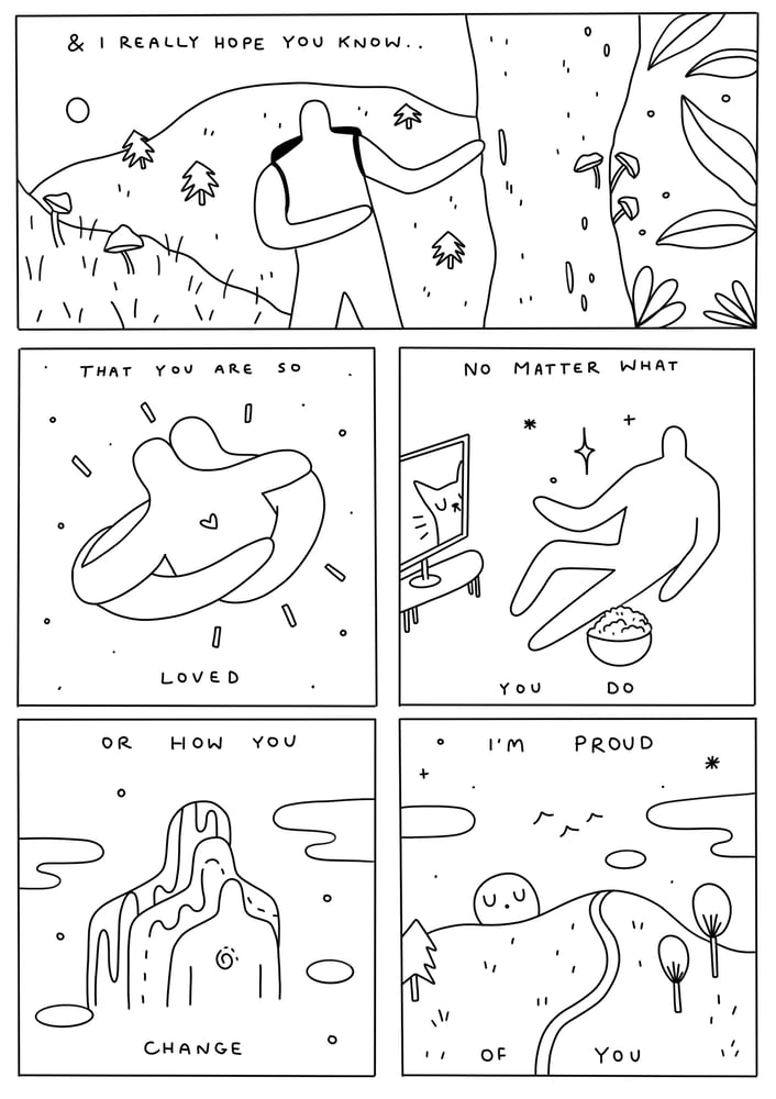 Image of I hope you know I’m proud of you - A4 Print