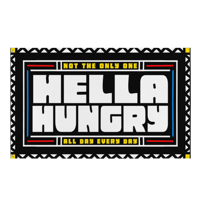 Hella Hungry - Barya - Flag