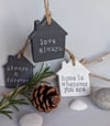 'Love & Home' Clay Hangers 