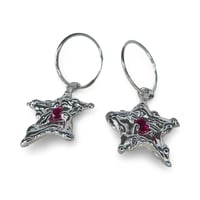 Image 3 of Molten Star Earrings~made to order