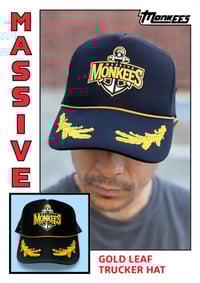 Image 3 of Gold Leaf Anchor Trucker Hat