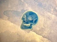 Image 2 of Holographic Inverted Skull Sticker • 3”/6cm