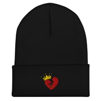 Image 3 of LOVE CONQUERS Cuffed Beanie