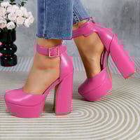 Image 3 of Dolled Up Platform RF Pumps 