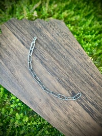 Image 2 of Chunky rope paper clip bracelet (MADE TO ORDER)