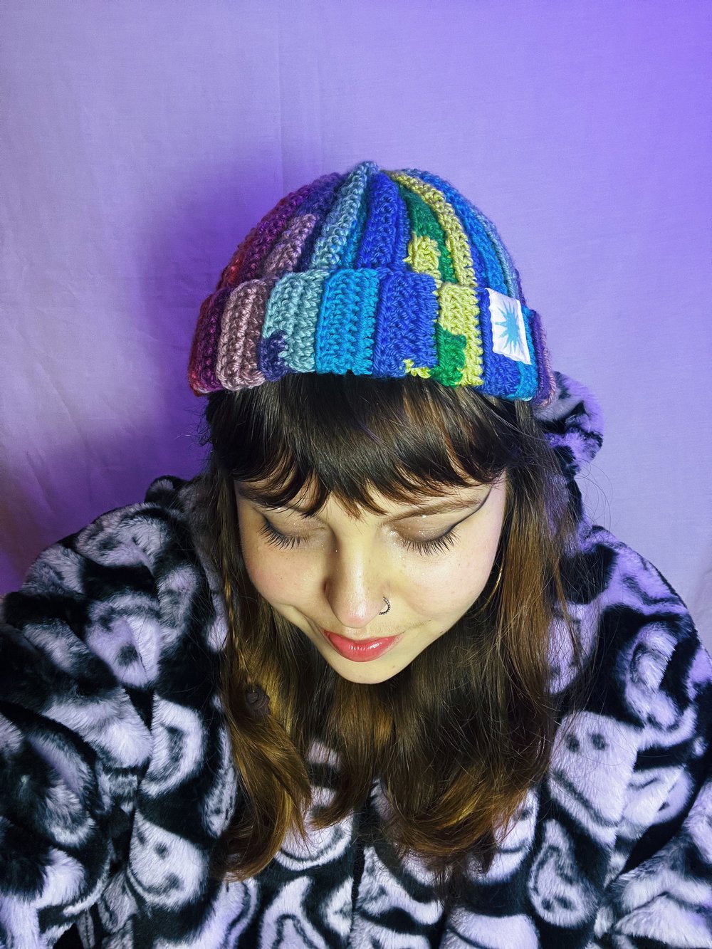 Image of Crocheted beanie 28