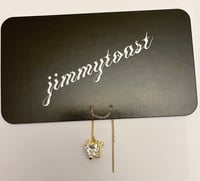 Image 3 of -;- single gold ear threader -;-