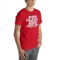 Image 2 of MY GOD IS FRESH LOGO TEE
