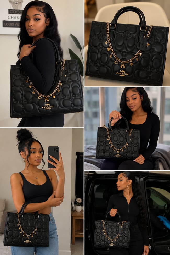 Large Mag Tote – Black