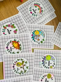 Image 2 of LOT DE CARTES ILLUSTREES - MOIS APRES MOIS