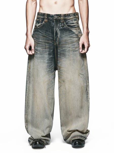 Image of LATUI ATELIER - Raw & Older Jeans