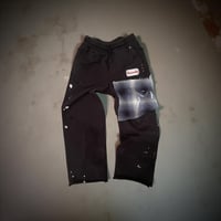 Image 3 of destroyed Mechanic Plaid Joggers 