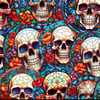 Stained Glass Skulls