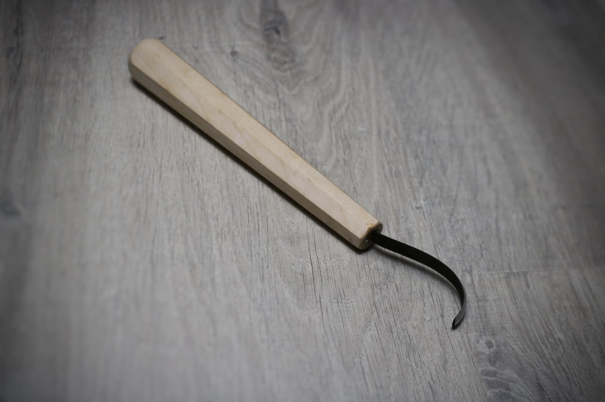 Image of Spoon slöjd with maple handle