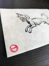 Image 4 of Bite The Hand That Feeds You Lino Print
