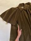 70s Calvin Klein corduroy cape coat
