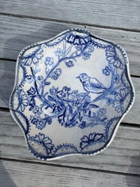 Image 1 of Spring birds feeding time trinket dish 