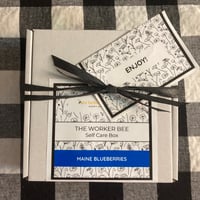 Image 10 of The Worker Bee Maine Blueberries Honeybee Butter Bar Self Care Box