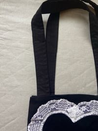 Image 4 of Black & White Heart Totes