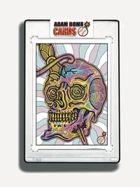 Image 1 of Psychedelic Skull/dagger (limited to 50) trading card 