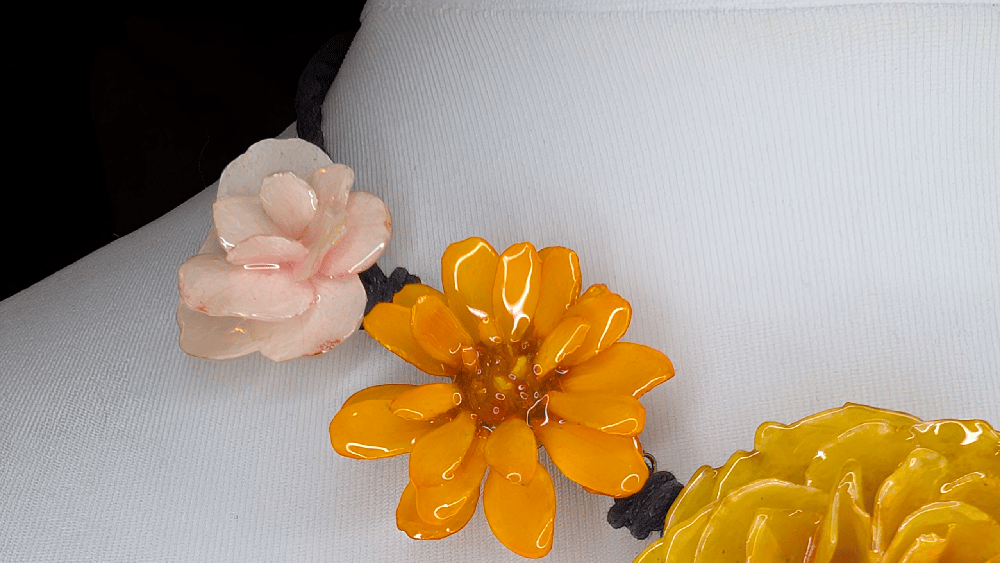 Image of OOAK Rose & Daisy Choker