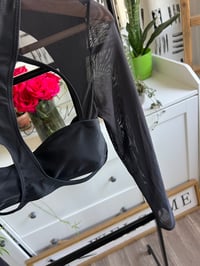 Image 3 of 2 piece black swimsuit 