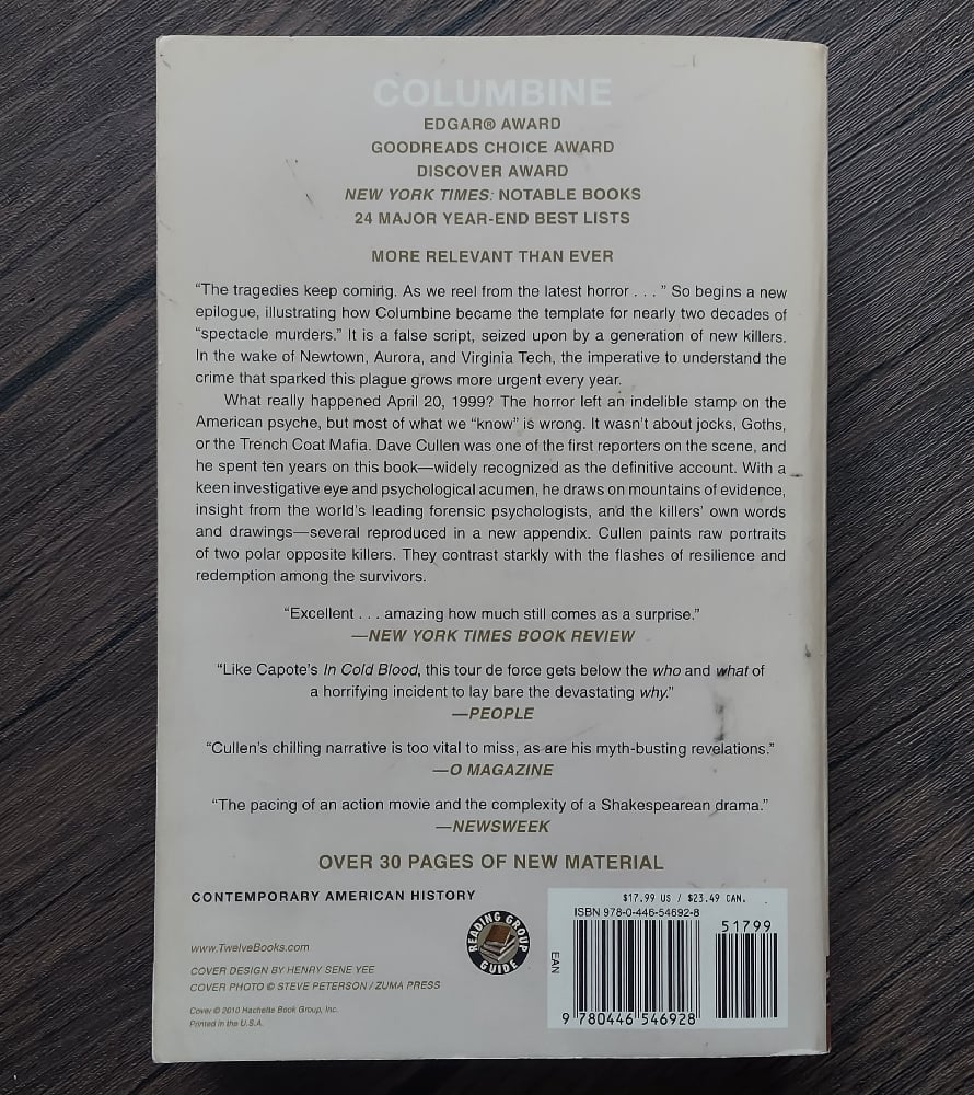 Columbine, by Dave Cullen