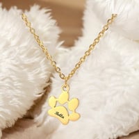 custom “paw to your heart “necklace 