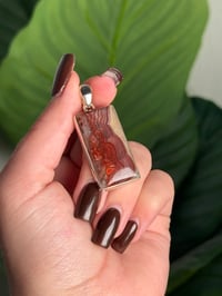 Image 2 of LAGUNA LACE AGATE PENDANT WITH CHAIN P (.925 SS)