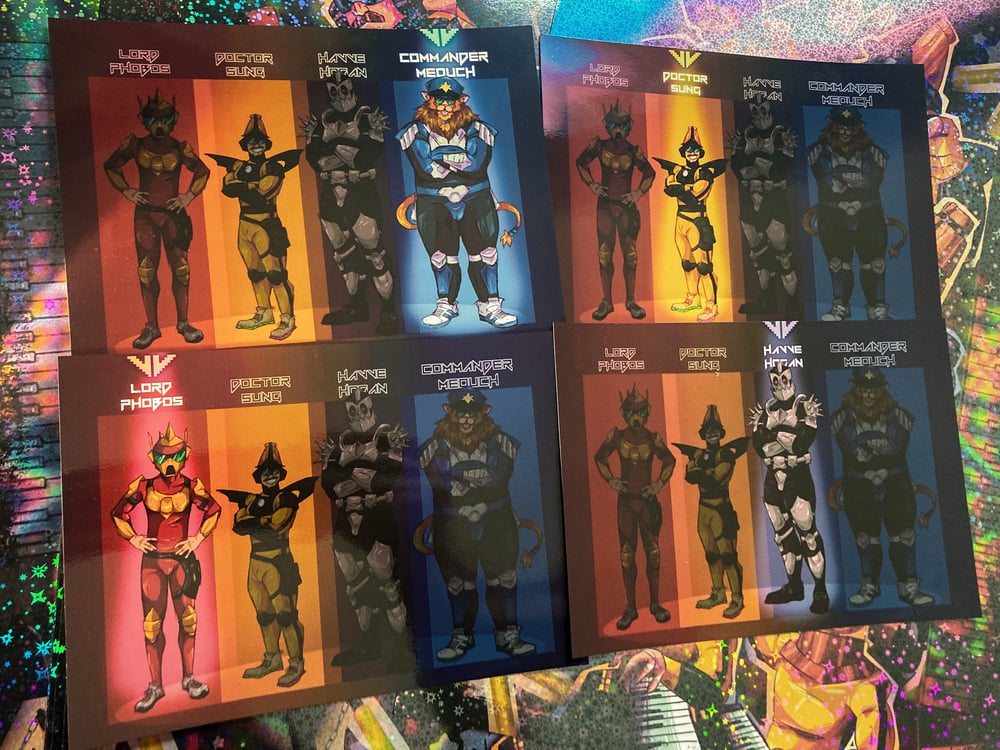 Image of TWRP Choose Your Character Cards (All 4)