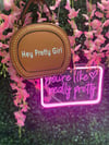 Big Round Hey Pretty Girl Bag