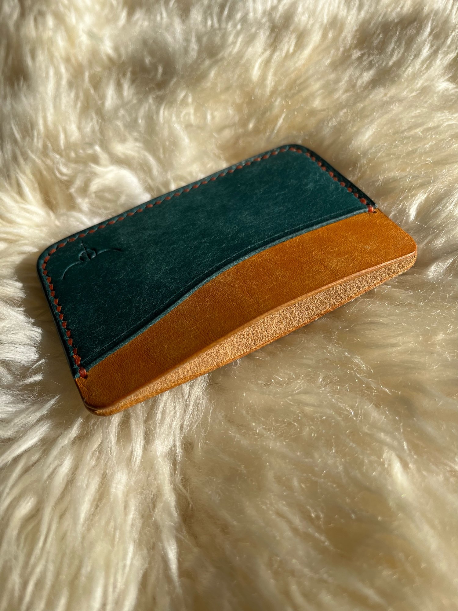 Image of Ortensia 2-tone Pueblo Horizontal Cardholder 