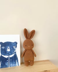 Image 7 of DOUDOU CROCHETÉ lapin noisette