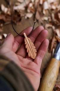 Image 5 of Feather-  Pendant Necklace 