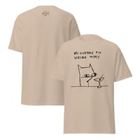 Image 10 of Unisex classic tee MY CLOTHES FIT WEIRD 