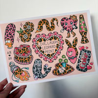 Image 2 of Live, laugh, leopard print 