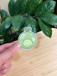 Image 1 of cantaloupe smiski sticker!
