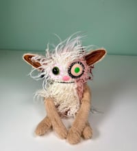 Image 1 of Happy Weighted Monster - Curly Patch Fur