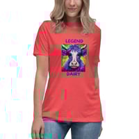 Image 11 of Women's Relaxed T-Shirt, Legend Dairy Cow T-Shirt | Funny Farm Pun Graphic Tee