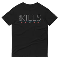 "The City, Blue" Unisex Short-Sleeve T-Shirt - Black