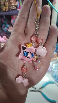 Jigglepuff phone charm