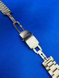 Image 8 of 22mm Omega Professional Planet Ocean Stainless Steel watch strap Band fits Speedmaster