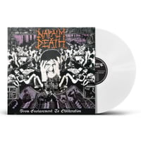 Image 2 of Napalm Death - “From Enslavement To Obliteration”  LP (UK Import / White)