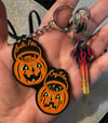 Smile Now Cry Later Pumpkins PVC Keychain 