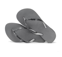 Image 2 of Havaianas Slim Sparkle II Flip-Flops- Steel Grey