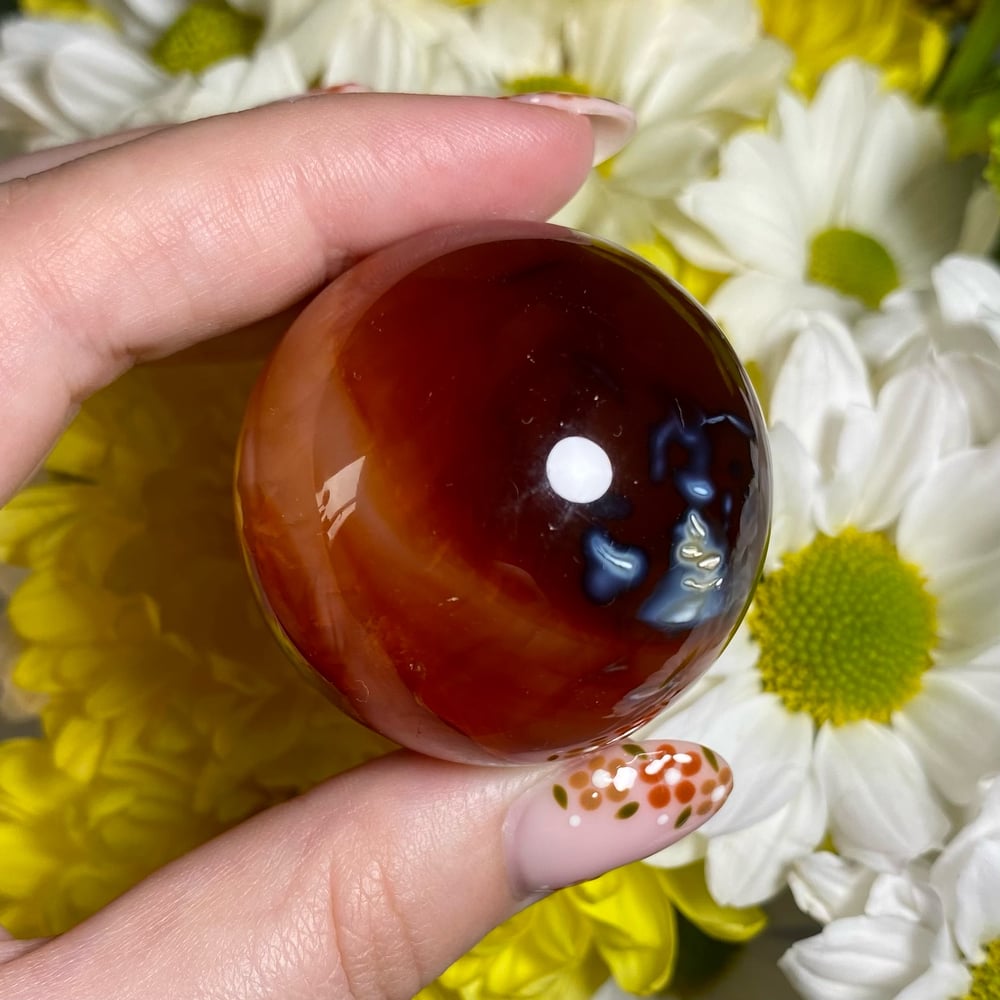 Image of Carnelian Sphere (small)