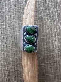 Image 1 of 3Stone Sonoran Gold Ring size 7.5 #2