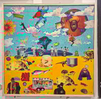 "The blue bird " original collage