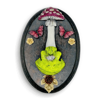 Large Sculpture: Mushroom Butterfly Frog