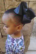 MILAYA'S BLACK HAIRBOW 
